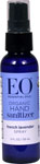 EO Essential Oil Products Organic Hand Sanitizer Spray French Lavender