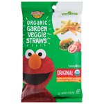Earth's Best Organic Garden Veggie Straws Original Made with Real Potatoes, Spinach & Tomatoes