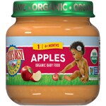 Earth's Best Organic Stage 1 Baby Food Apples