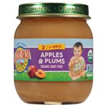Earth's Best Organic Stage 2 Baby Food Apples and Plums