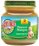 Earth's Best Organic Stage 2 Baby Food Pears and Mangos