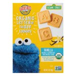 Earth's Best Sesame Street Organic Letter of the Day Cookies Very Vanilla