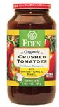 Eden Foods Organic Crushed Tomatoes Heirloom Variety Onion Garlic Basil