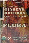 Flora Organic Herbal Tea Ginseng Rooibos
