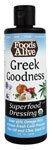 Foods Alive Organic Superfood Dressing Greek Goodness