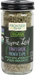 Frontier Co-Op Organic Thyme Leaf Fancy Grade French Type