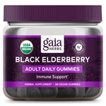 Gaia Herbs Black Elderberry Adult Daily Gummies