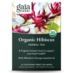 Gaia Herbs Organic Hibiscus Herbal Tea Caffeine Free