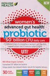 Genuine Health Women's Advanced Gut Health Probiotic Daily UTI