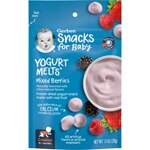 Gerber Baby Food Stage 2 Snack Yogurt Melts Non-GMO Mixed Berries