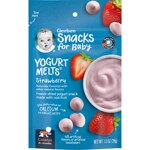 Gerber Baby Food Stage 2 Snack Yogurt Melts Non-GMO Strawberry