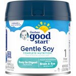 Gerber Good Start Gentle Non-GMO Soy Infant Formula Powder with Iron Stage 1