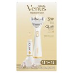 Gillette Radiant Skin Women's Razor Kit with Olay Moisturizer
