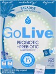 GoLive Probiotic and Prebiotic Drink Mix Blend Paradise Coconut Kiwi Passion Fruit