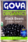 Goya Organic Black Beans Low Sodium