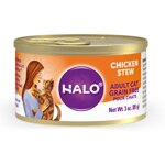 Halo Chicken Stew Recipe Grain-Free Adult Canned Cat Food