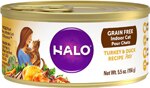 Halo Turkey & Duck Recipe Pate Grain-Free Indoor Cat Canned Cat Food