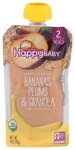Happy Baby Organic Clearly Crafted Bananas Plums & Granola Baby Food - Stage 2 Pouch