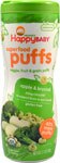 Happy Baby Organic Superfood Puffs Apple & Broccoli - Crawling Baby Finger Food