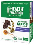 Health Warrior Pumpkin Seed Bar Gluten & Dairy Free Dark Chocolate