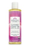 Heritage Store Lavender Castor Oil Organic