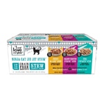 I and Love and You Ninja Cat Jiu Jit Stew Wet Cat Food Variety Pack Chicken Salmon Tuna