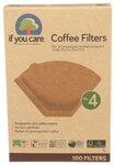 If You Care Coffee Filters No. 4 Size Unbleached & Chlorine-Free