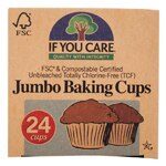 If You Care Jumbo Baking Cups Unbleached