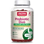 Jarrow Formulas Digestive Probiotic Duo Gummies Raspberry Flavor