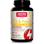 Jarrow Formulas Energy Methyl B-12 & Methyl Folate Chewable Tablets