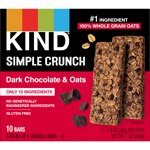 KIND Simple Crunch Granola Bar Dark Chocolate and Oats