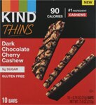 KIND Thins Snack Bars Dark Chocolate Cherry Cashew