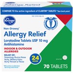 Kroger 24 Hour Non-Drowsy Indoor & Outdoor Allergy Relief Tablets
