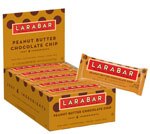 Larabar Fruit & Nut Food Bar Gluten Free Peanut Butter Chocolate Chip