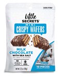 Little Secrets LLC Mini Crispy Wafers in Milk Chocolate with Sea Salt
