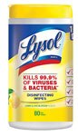 Lysol Disinfecting Wipes, Lemon & Lime Blossom Scent