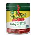 MegaFood Baby & Me 2 Prenatal Vitamin Gummies Red Raspberry