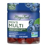 MegaFood Men's Multi Gummies Wild Blueberry
