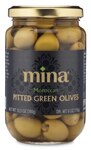 Mina Moroccan Pitted Green Olives Jar