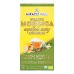 Miracle Tree Organic Moringa Superfood Energy Infusion Green Tea Ginger & Lemon