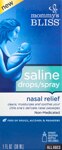 Mommy's Bliss Saline Drops - Spray Nasal Relief for All Ages