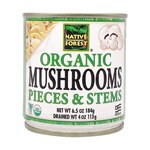 Native Forest Organic Mushrooms Pieces & Stems