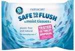 Natracare Safe to Flush Moist Tissues