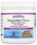 Natural Factors Stress Relax® Magnesium Citrate Drink Mix Natural Berry