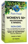 Natural Factors Whole Earth & Sea Women's 50 plus Multivitamin & Mineral