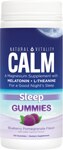 Natural Vitality Calm Sleep Gummies Blueberry Pomegranate