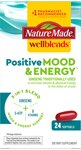 Nature Made Wellblends Positive Mood & Energy 5-HTP B Vitamins Vitamin B12 Ginseng