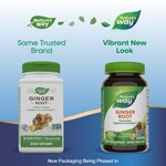 Nature's Way Ginger Root - 1100mg Per Serving - Traditional Digestive Support