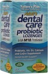 NaturesPlus Adult's Dental Care Probiotic Lozenges Peppermint