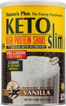 NaturesPlus KETOSlim® High Protein Shake with Critical Keto-Nutrients Vanilla